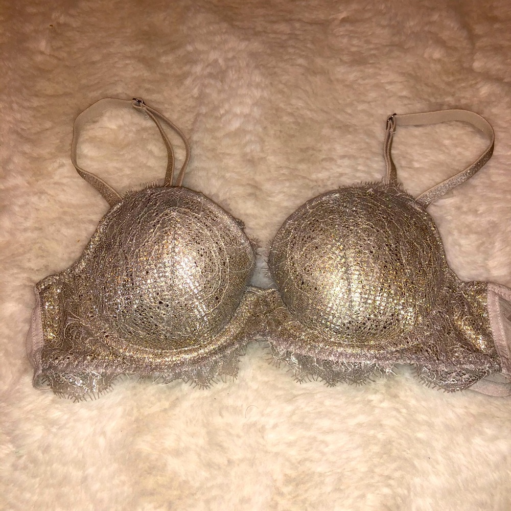 Gold Victoria’s Secret bra 32a